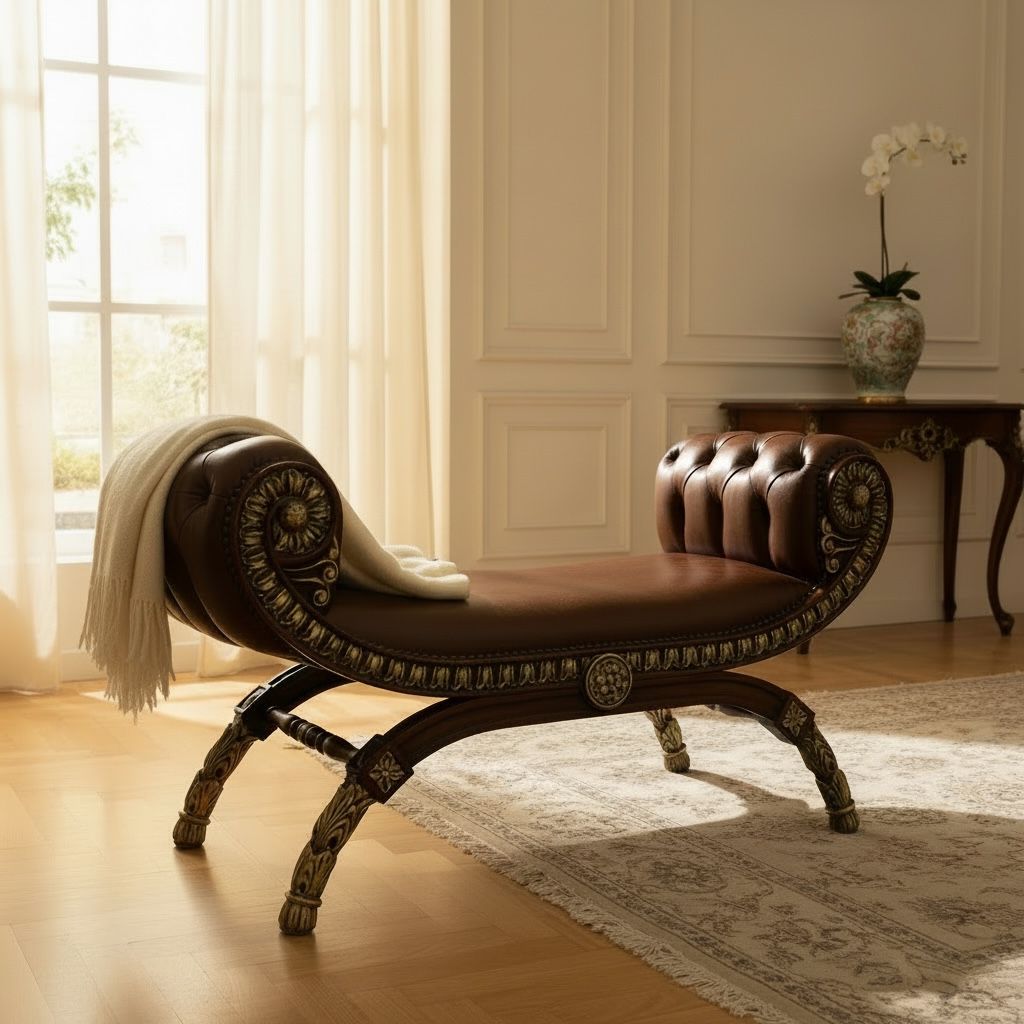 بانكيت كلاسيك جلد طبيعي بتفاصيل ذهبية فاخرة - Nabolia