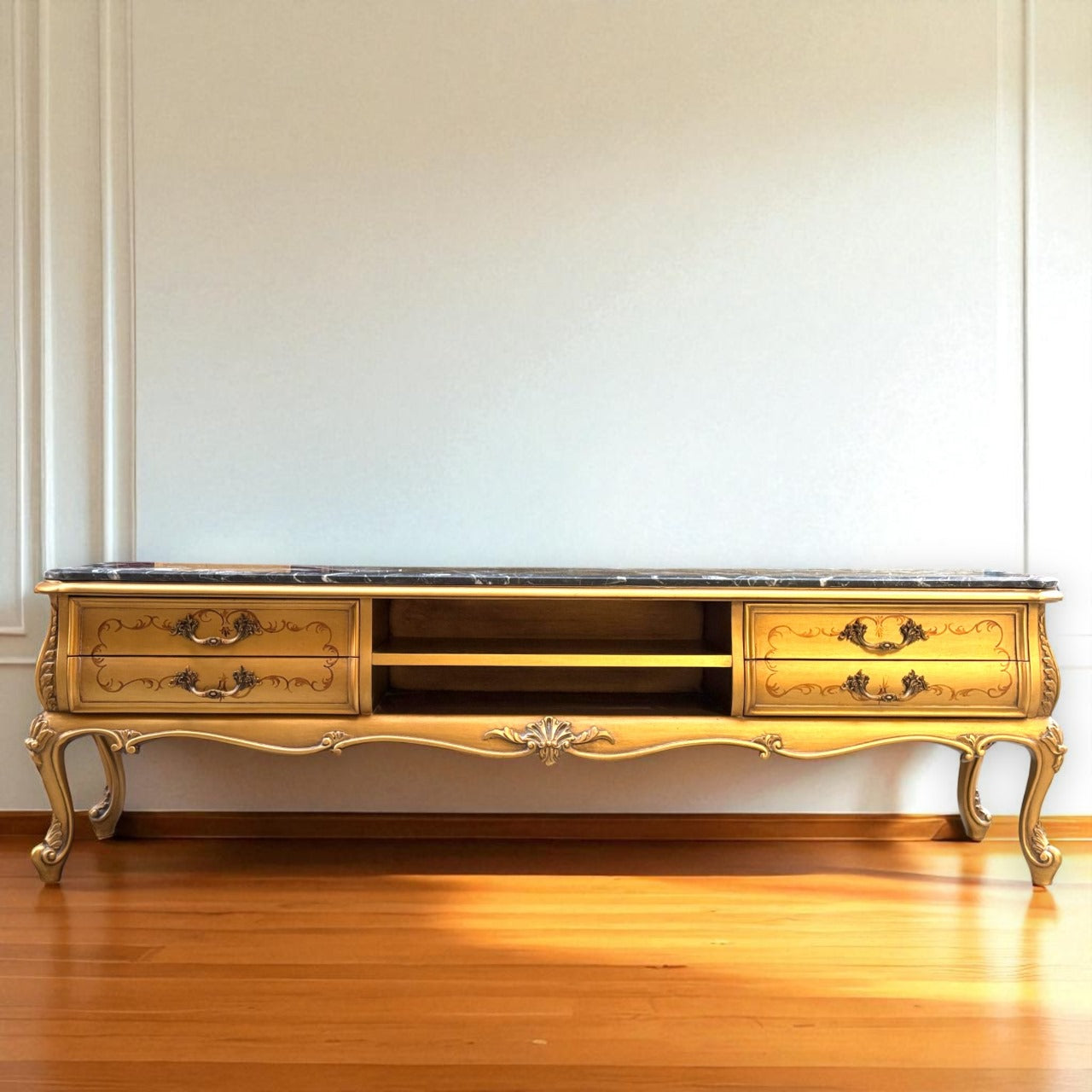 Dusty gold classic TV unit