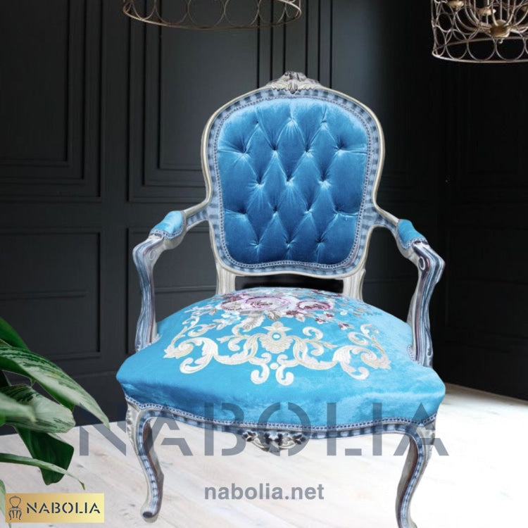 اتنين فوتيه كلاسيك دهان معتق - Nabolia Damietta hub furniture
