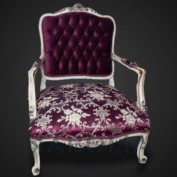 اتنين فوتيه كلاسيك لاكيه مترب - Nabolia Damietta hub furniture
