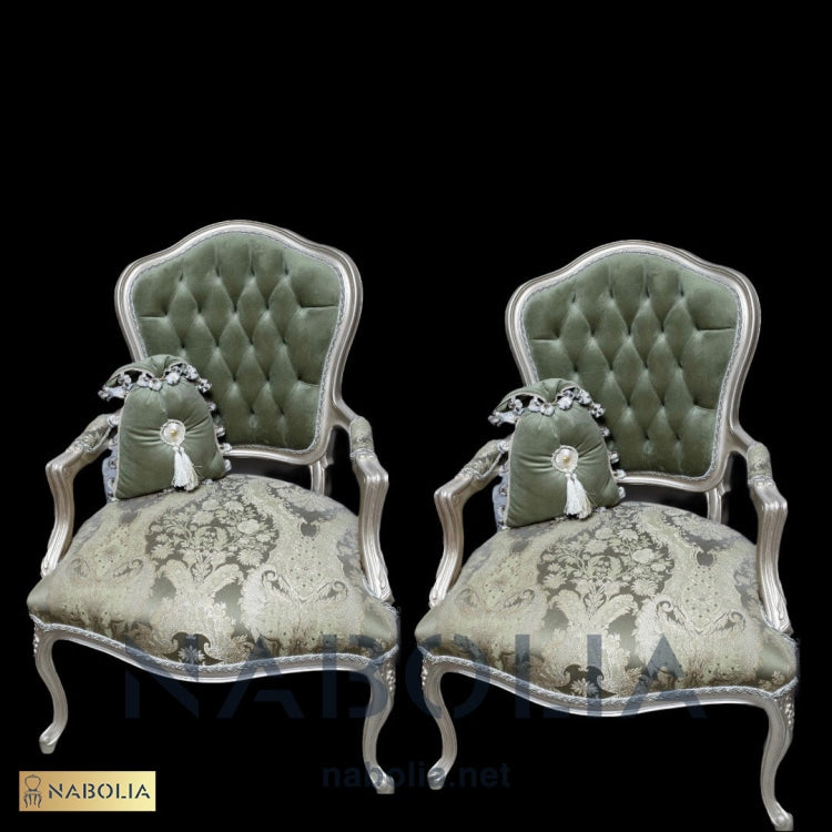 اتنين فوتيه كلاسيك شامبين - Nabolia Damietta hub furniture