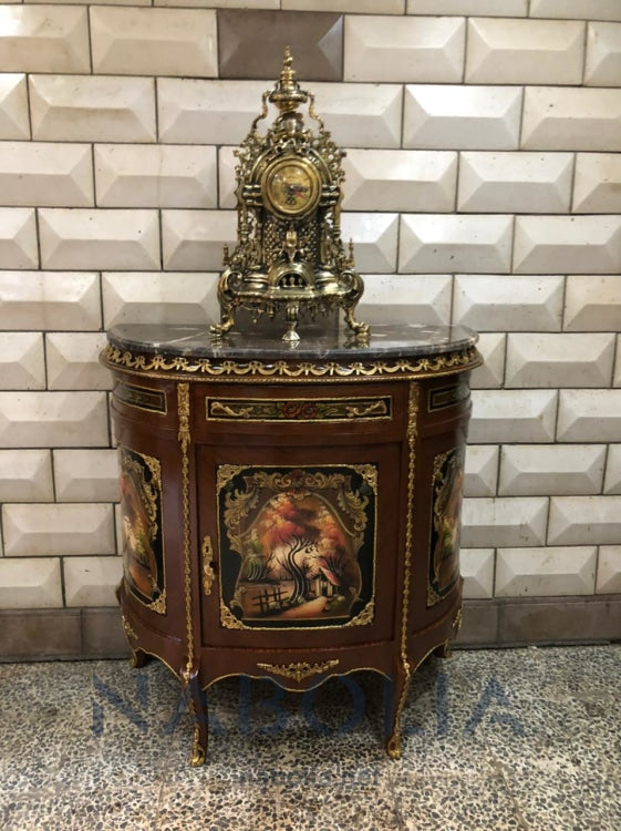 بايوه ضلفة ودرج رسم طبيعي - Nabolia Damietta hub furniture