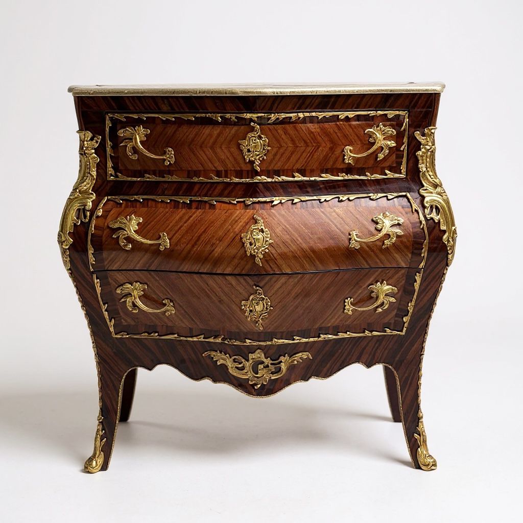 Three classic staircase inlaid with copper