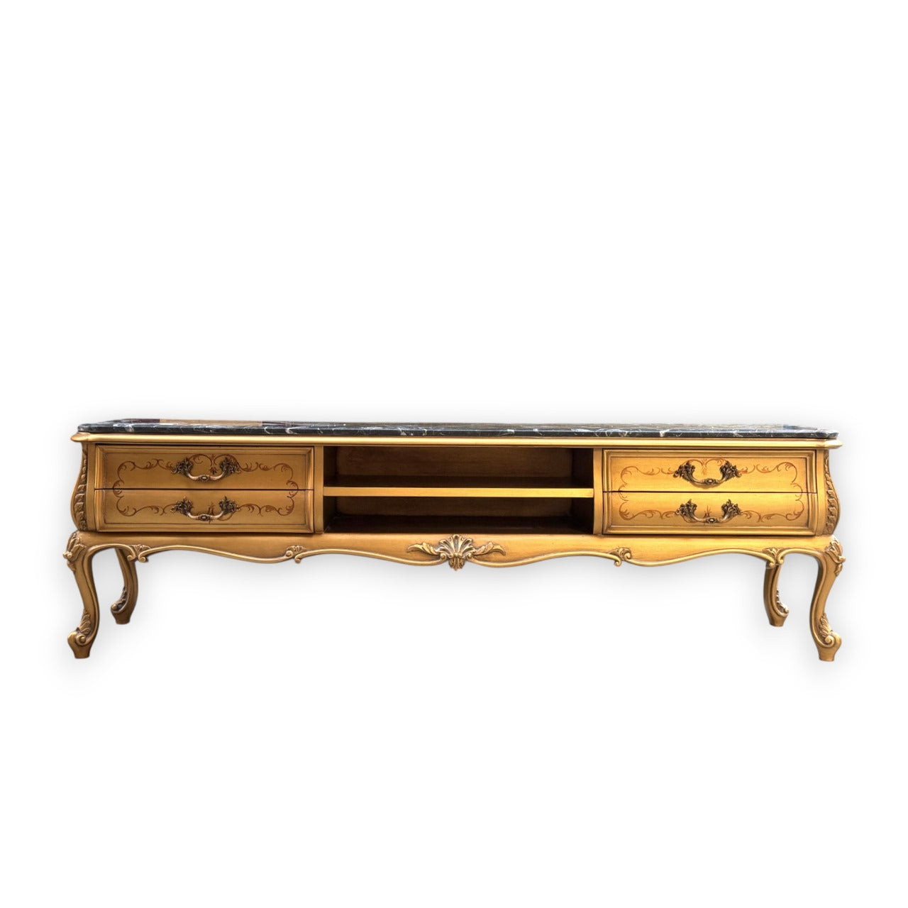 Dusty gold classic TV unit