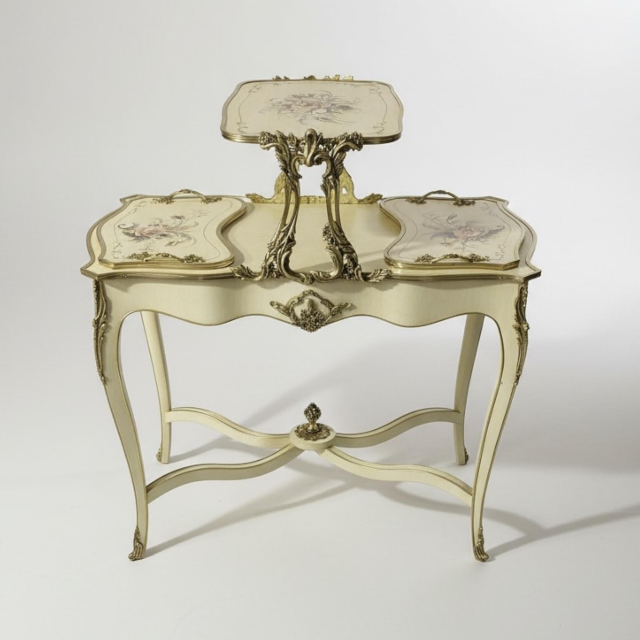 ترابيزة تقديم كلاسيك فاخرة متعددة الاستخدام