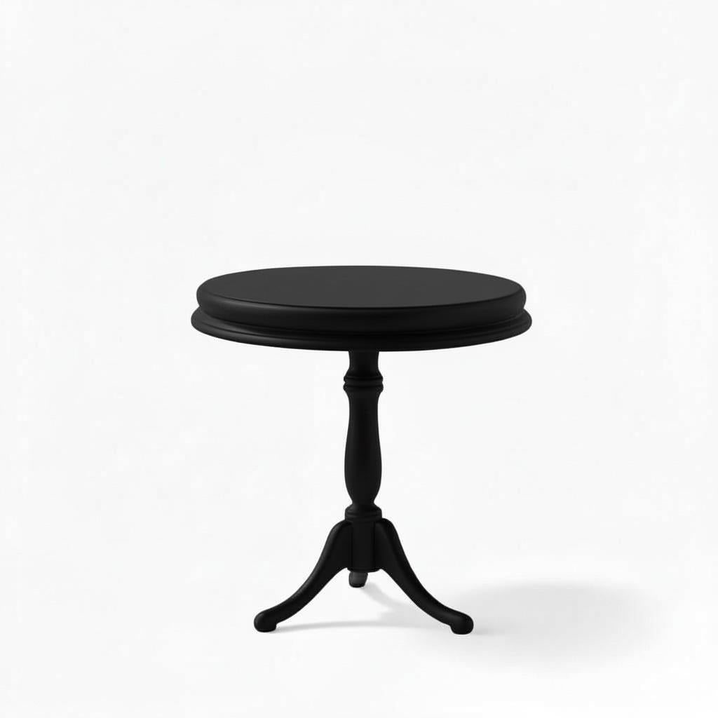 ترابيزة جانبية دائرية كلاسيك – تصميم أنيق للمساحات الهادئة