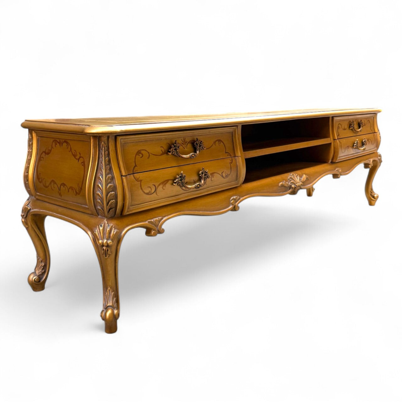 Dusty gold classic TV unit