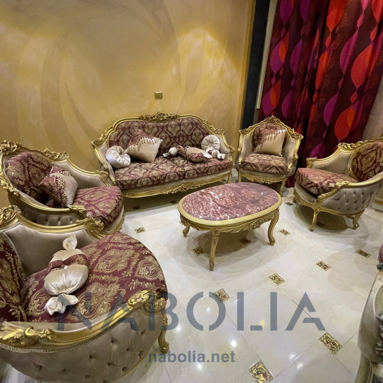 صالون دهب تركي - Nabolia Damietta hub furniture