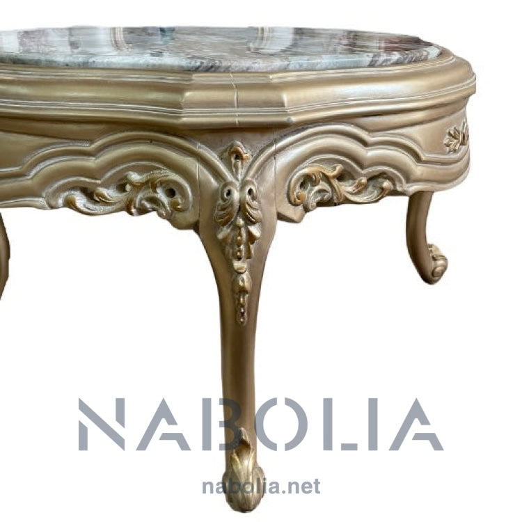 صالون نيو كلاسيك شامبين دهبي - Nabolia Damietta hub furniture