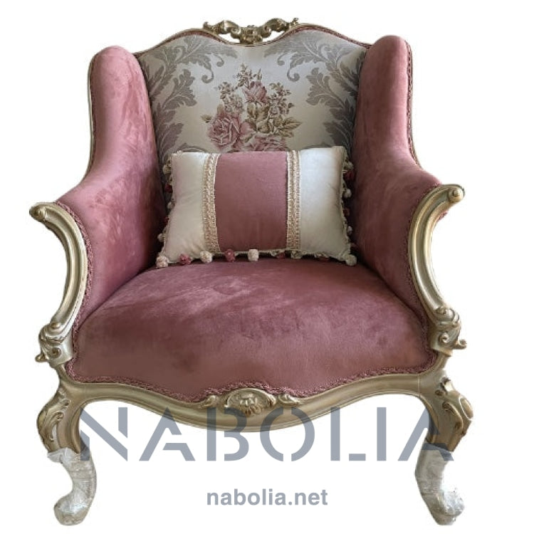 صالون نيو كلاسيك شامبين دهبي - Nabolia Damietta hub furniture