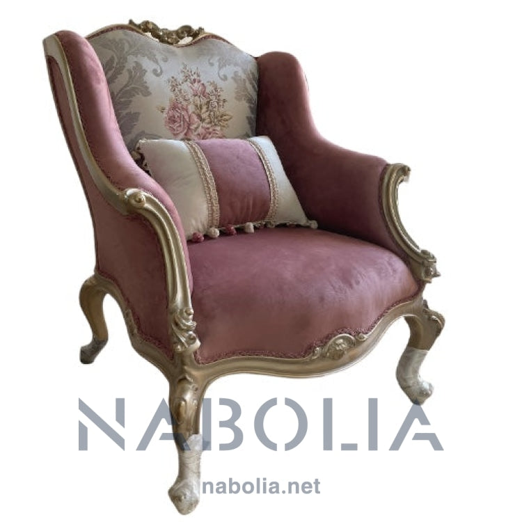 صالون نيو كلاسيك شامبين دهبي - Nabolia Damietta hub furniture