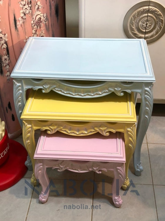 طقم ثلاثي الوان - Nabolia Damietta hub furniture