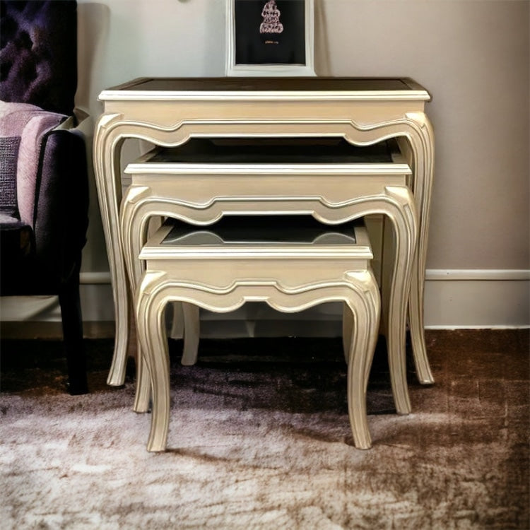 طقم ترابيزات ثلاثي نيوكلاسيك - Nabolia