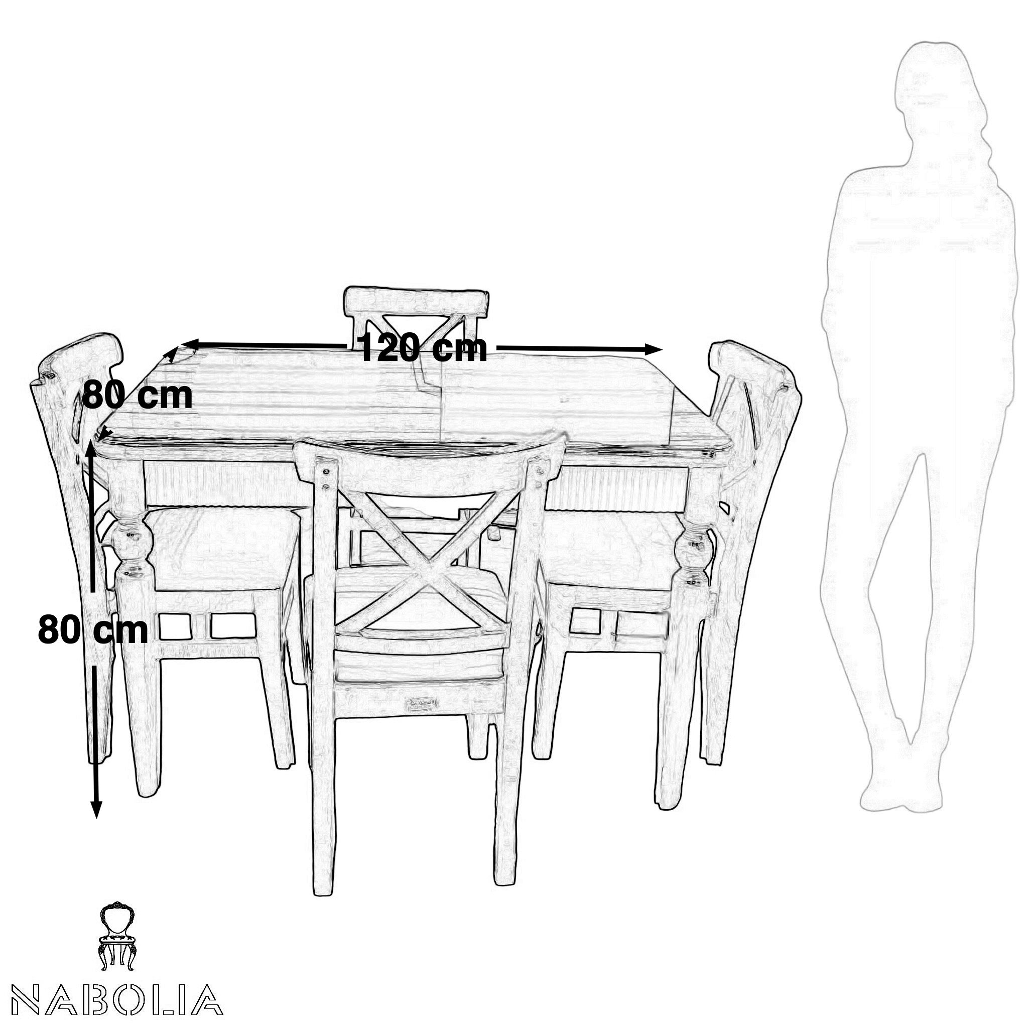 ترابيزة سفرة وكراسي - Nabolia