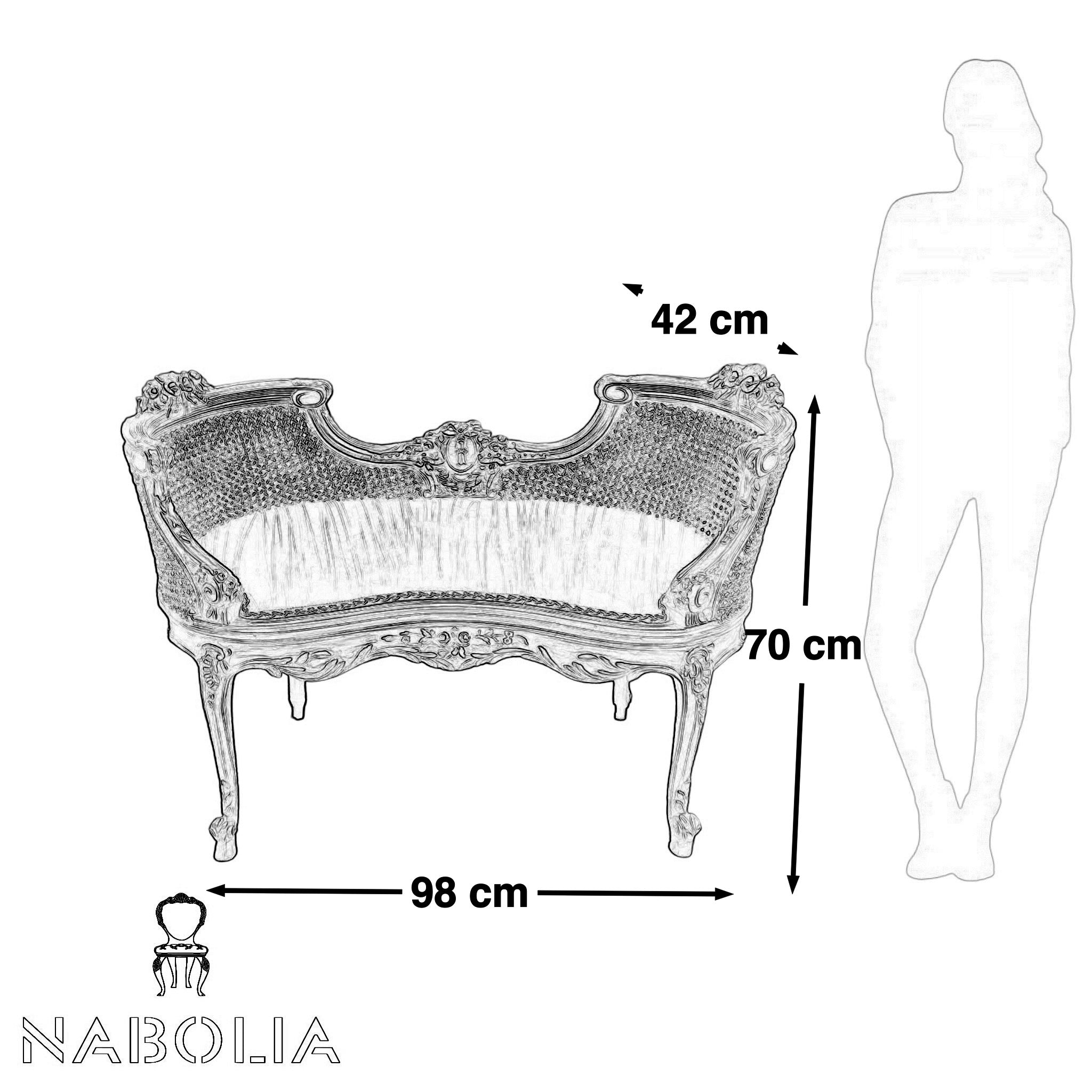 كنبة انتيك ماركيز - Nabolia