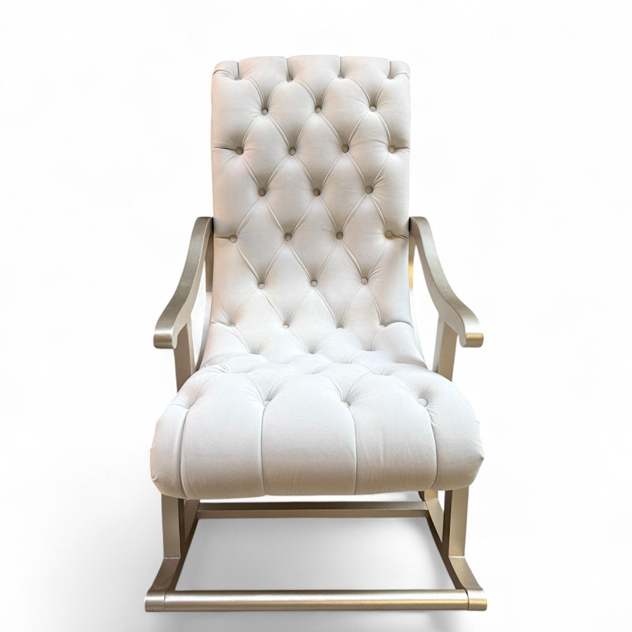 Champagne rocking chair