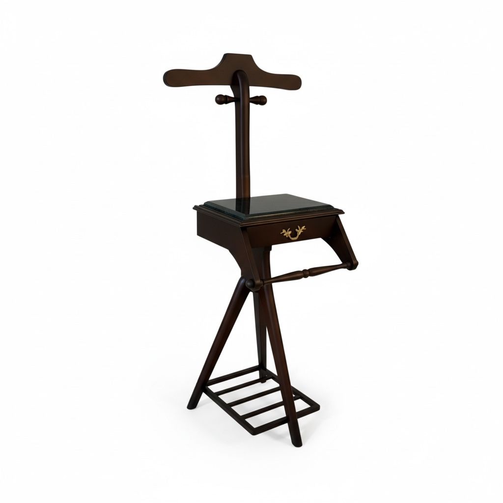 Classic Beech Wood Office Hanger with Drawer