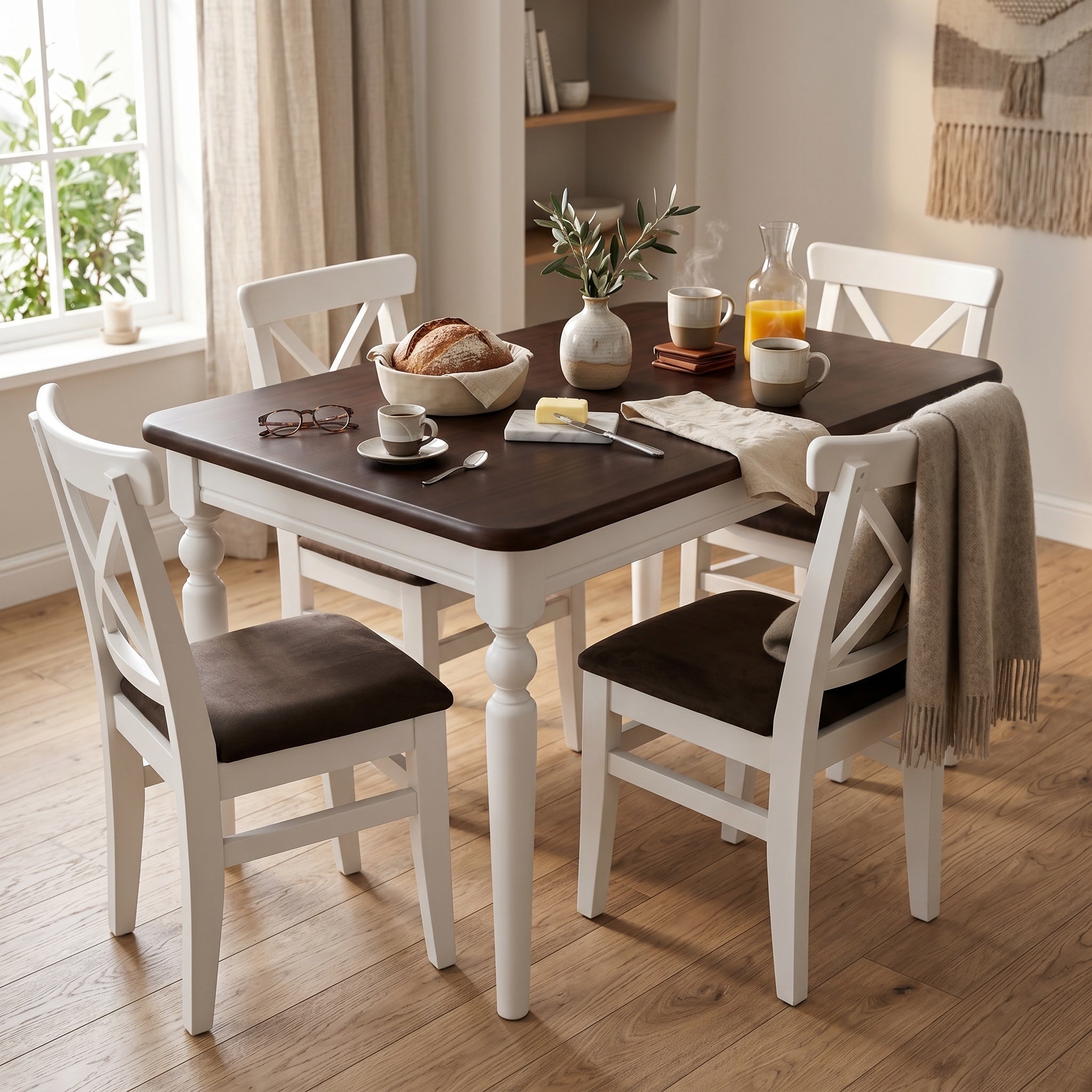 Dining table and chairs 