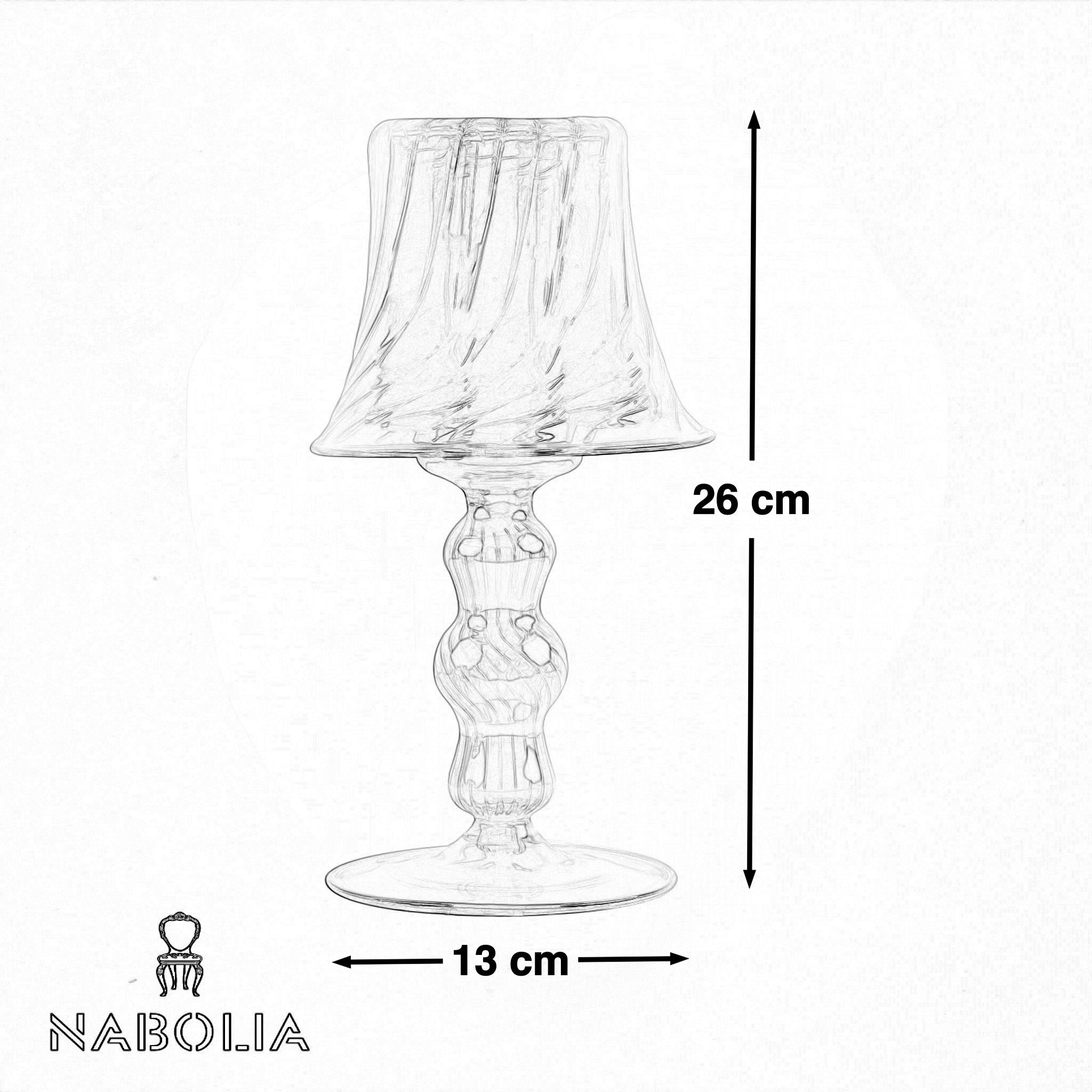 Gabriela Purple table lamp