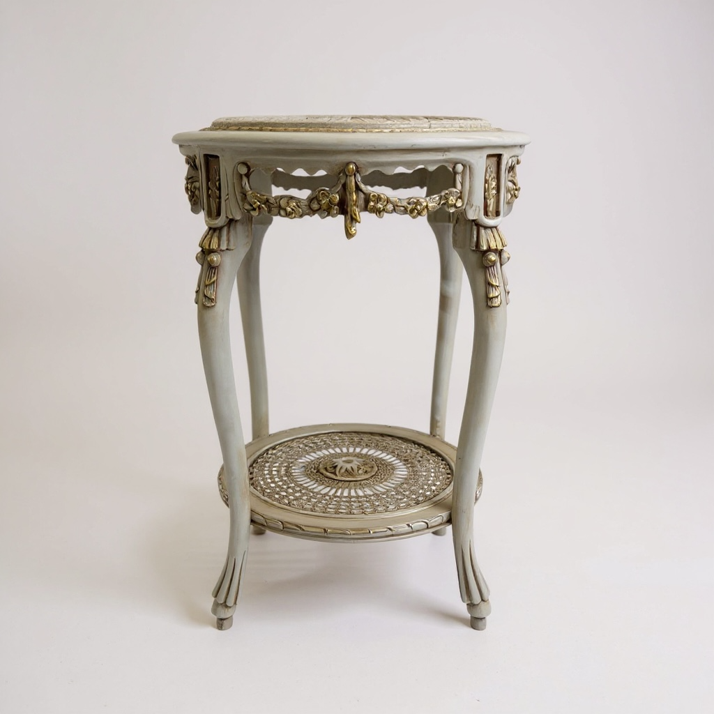 ترابيزة جانبية كلاسيك دائرية