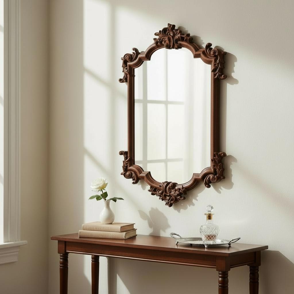 برواز مرآة كلاسيك فاخر - Nabolia