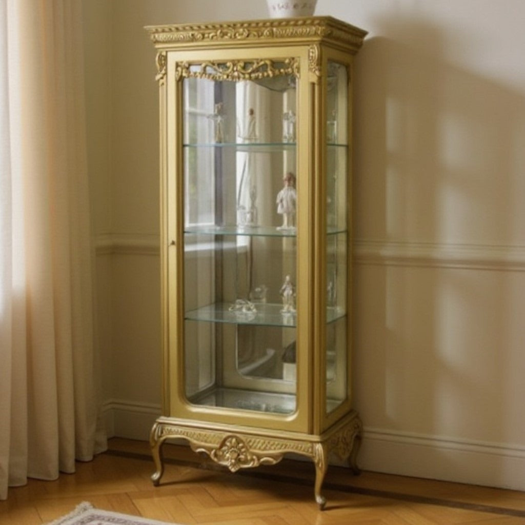 Golden vitrine
