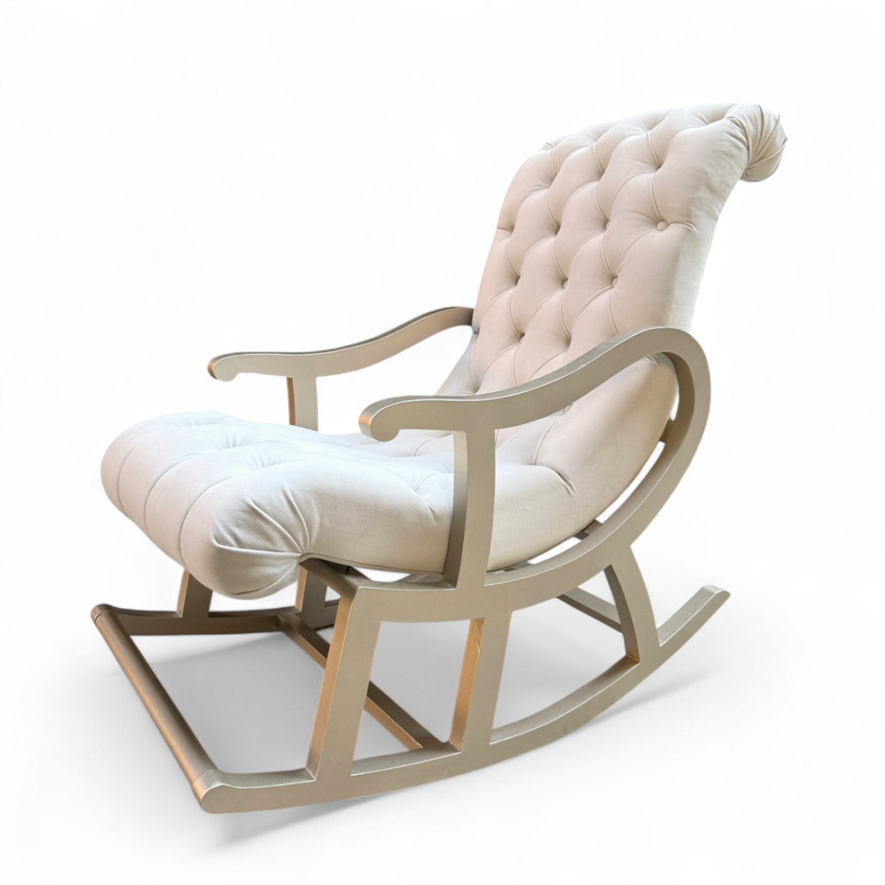 Champagne rocking chair