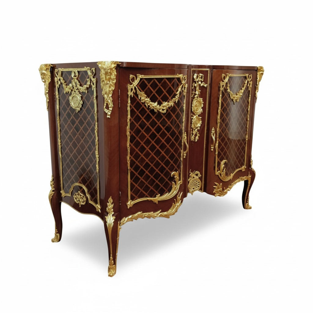 بايوه كلاسيك فاخر بتطعيمات نحاس مشغول