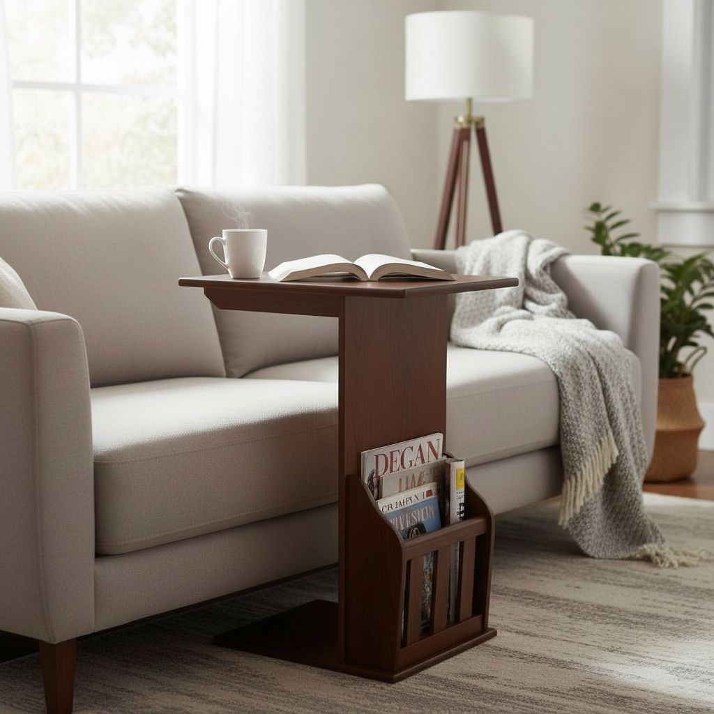 ترابيزة جانبية بتصميم عملي تناسب الليفنج روم