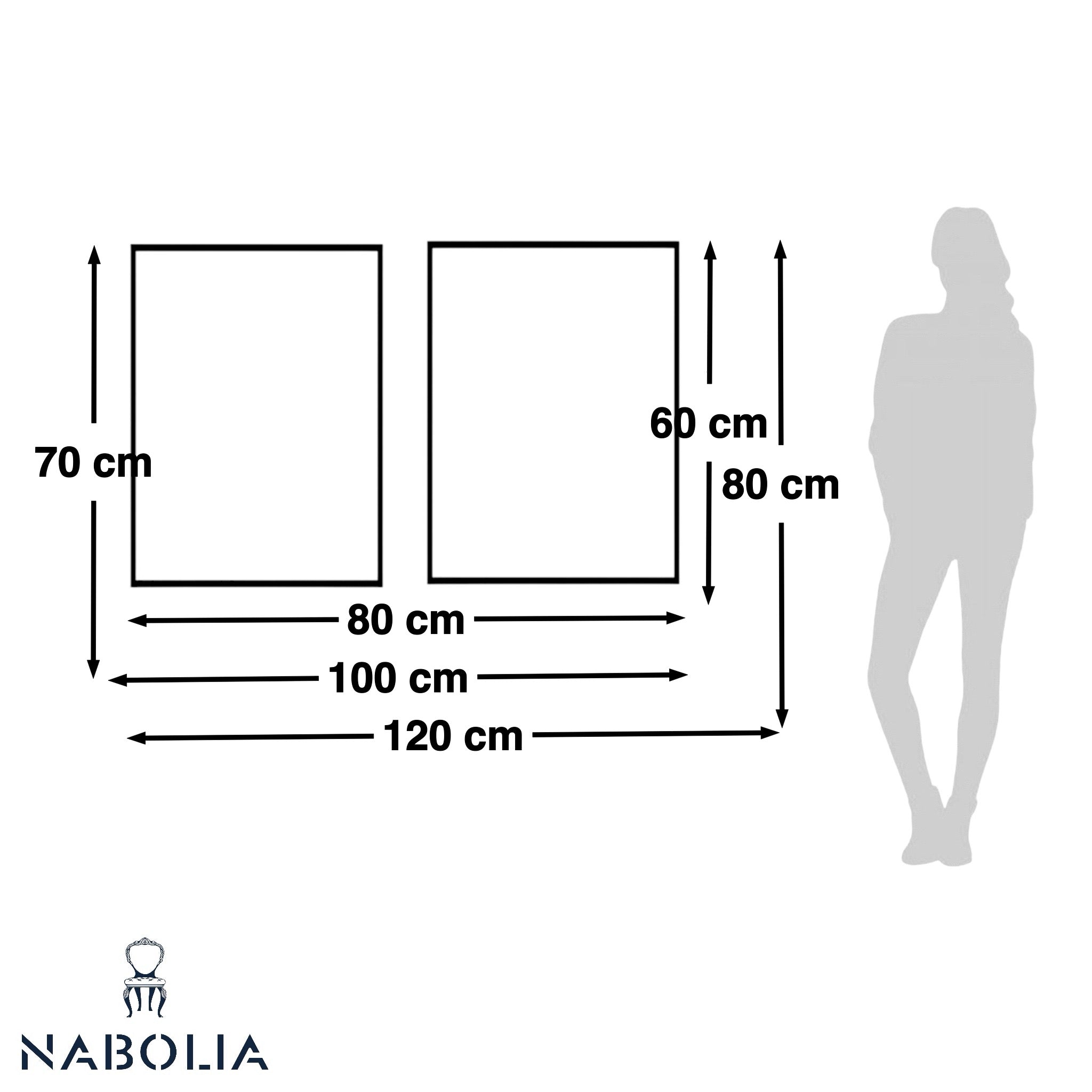 تابلوه قطعتين براونيز - Nabolia