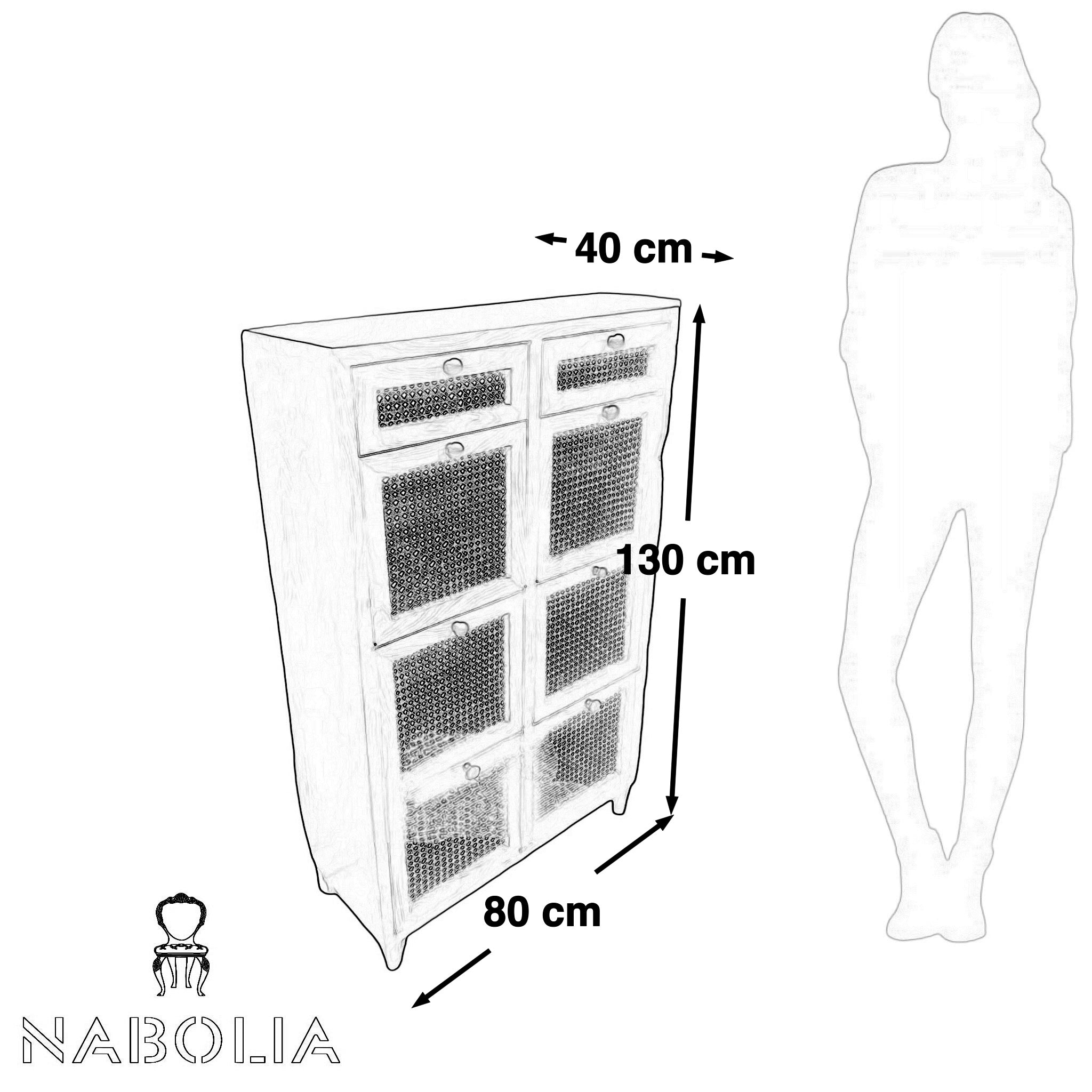 جزامة مطعمة بالكانيه ضلف قلاب - Nabolia