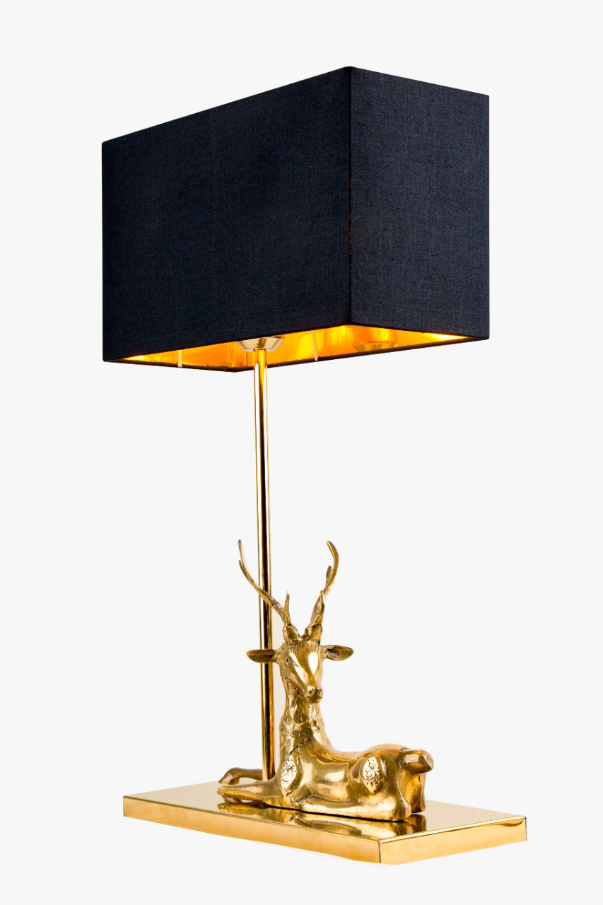 Golden Gazzelle table lamp