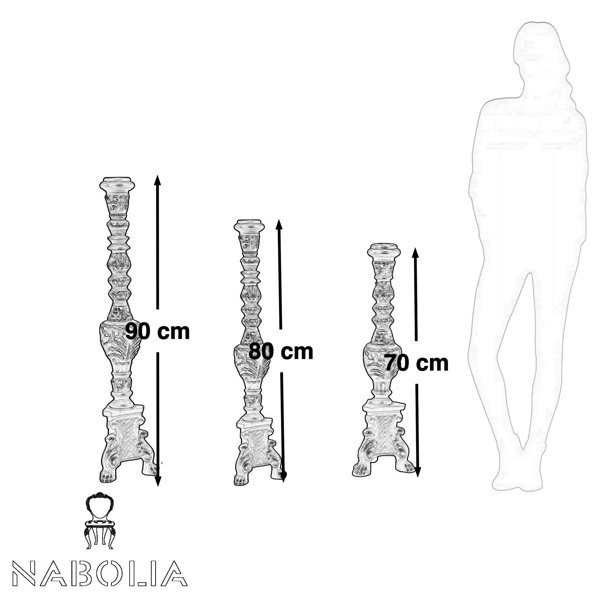 شمعدان دهان انتيك - Nabolia