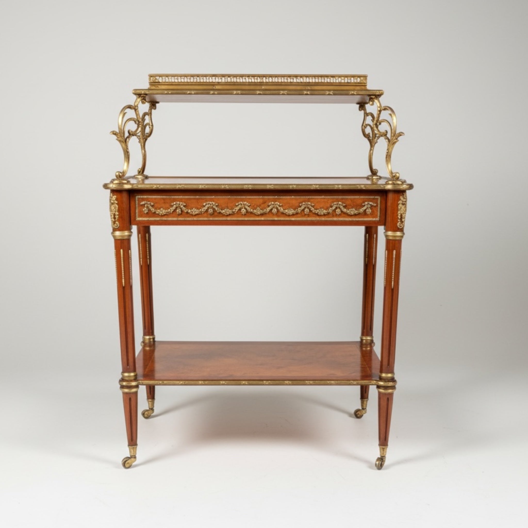 عربة ترولي تقديم شاي طراز لويس الخامس عشر - Nabolia