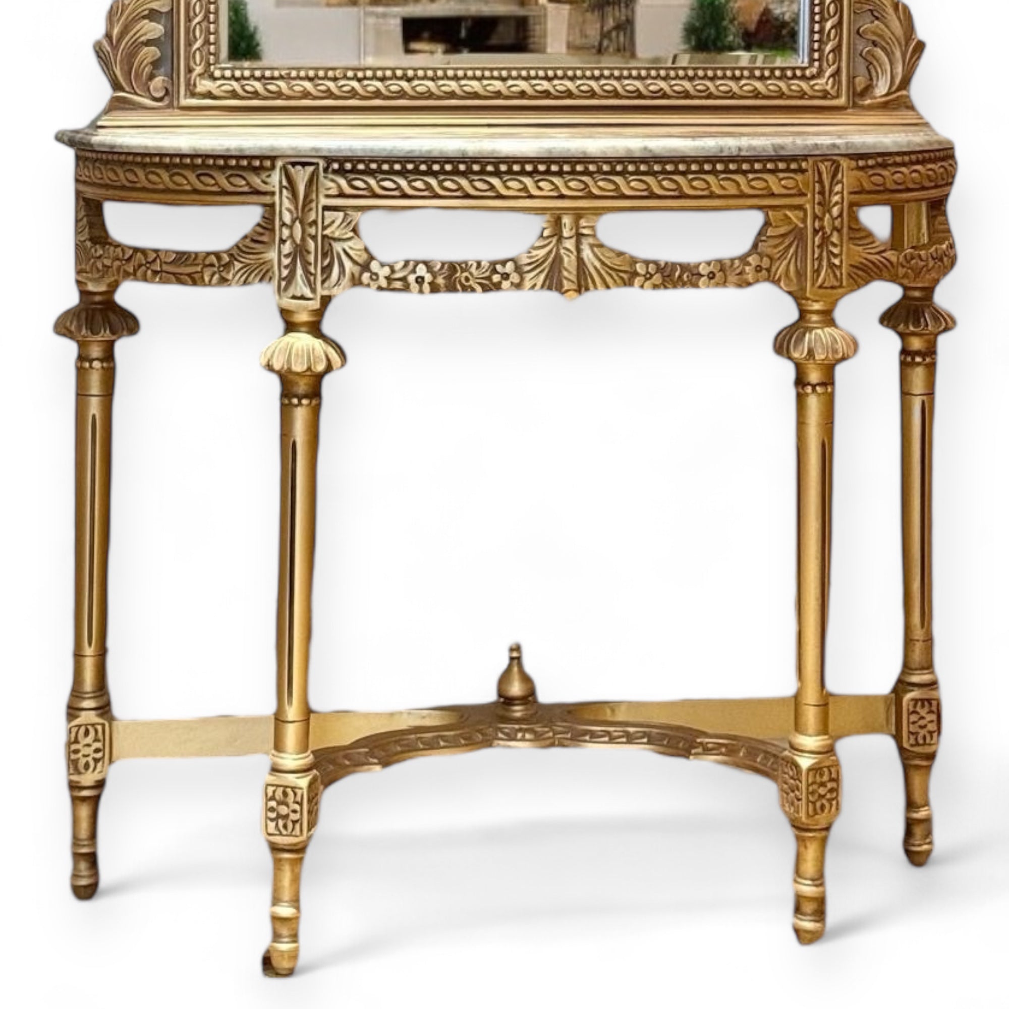 Golden entrance console