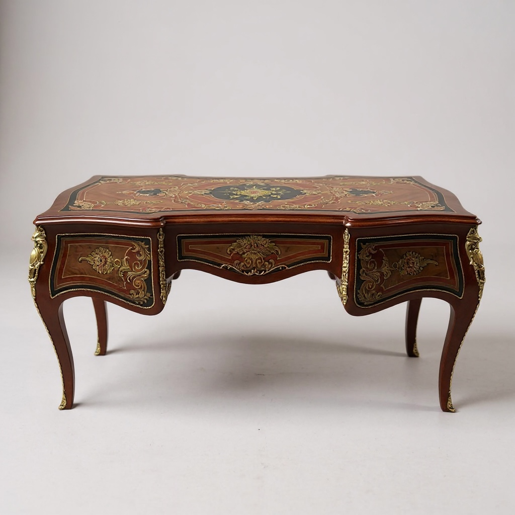 مكتب كلاسيك مطعم بالنحاس مقاس 180