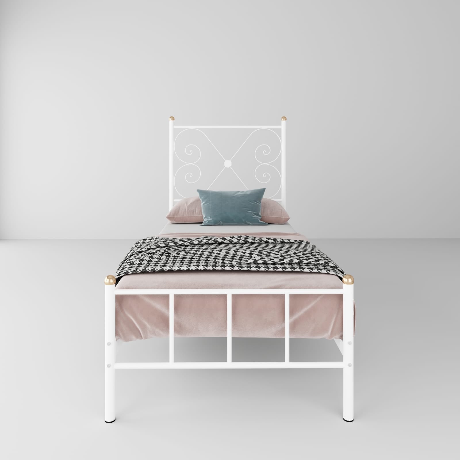 سرير ستيل إليجانس – فخامة المعدن ولمسة العصرية