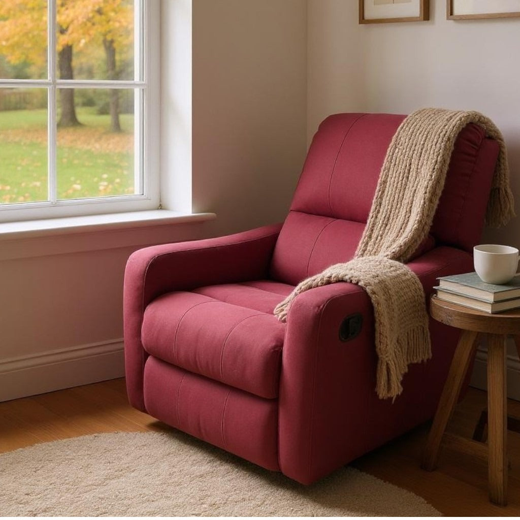 Recliner chair with distinctive design 