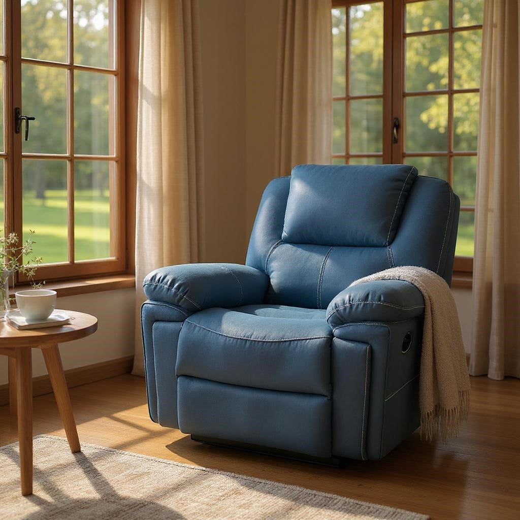 Recliner chair for relaxation, distinctive design 
