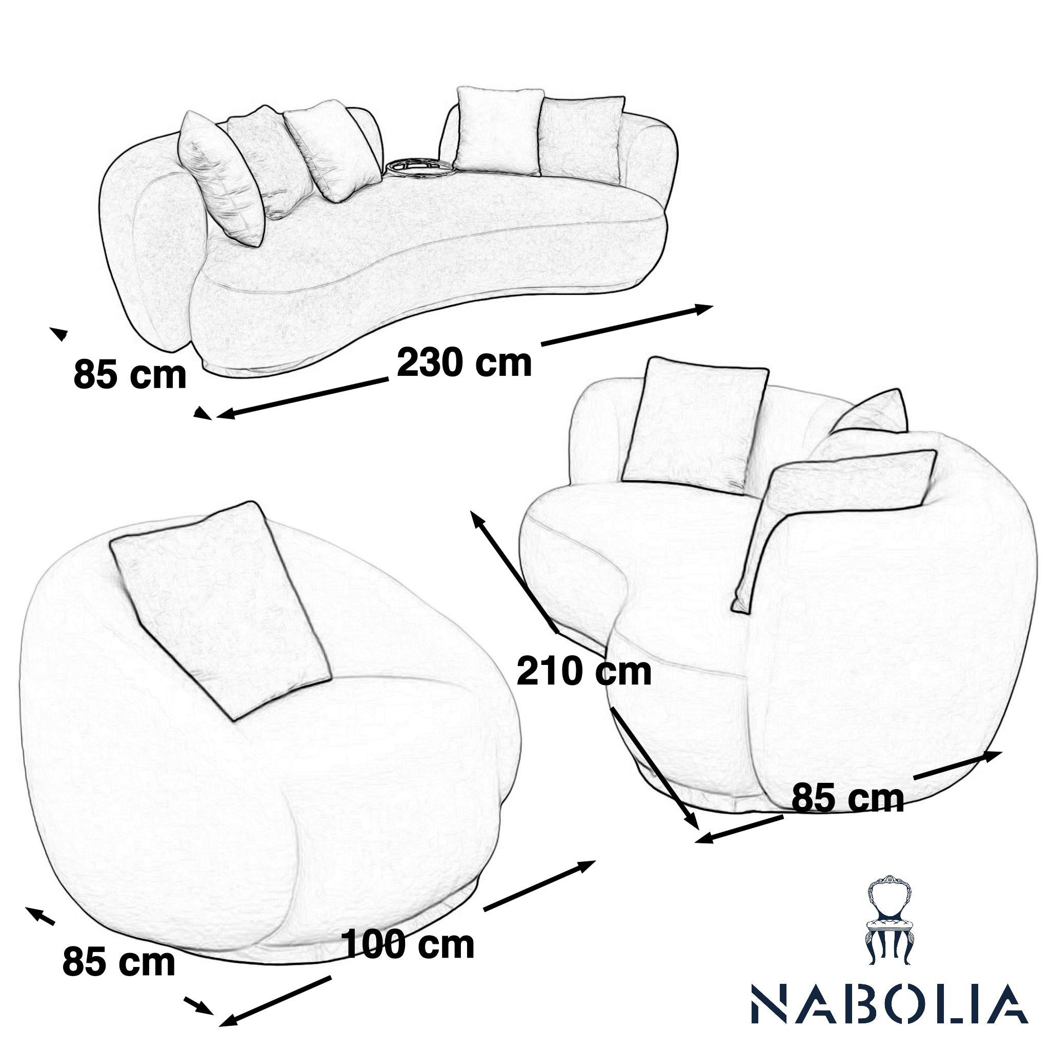 انتريه زيبرا - Nabolia