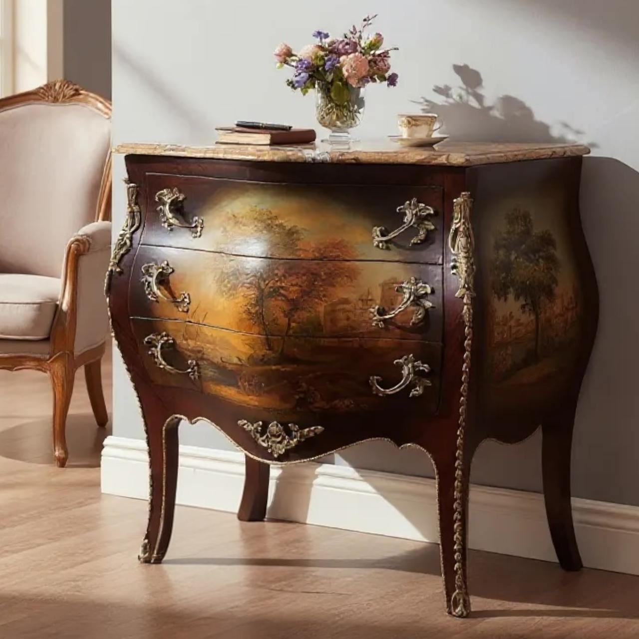 بايوه أنتيك فخم بلمسة فنية أوروبية