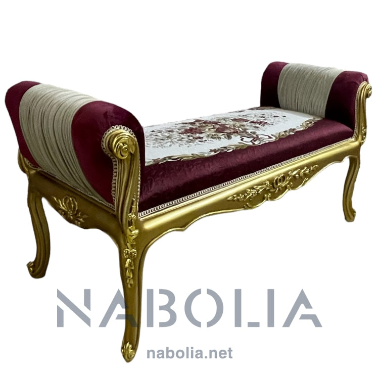 بانكت بدون ظهر دهبي - Nabolia Damietta hub furniture
