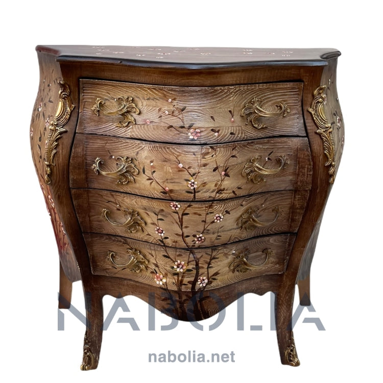 بايوه اربعة درج رسم يدوي - Nabolia Damietta hub furniture