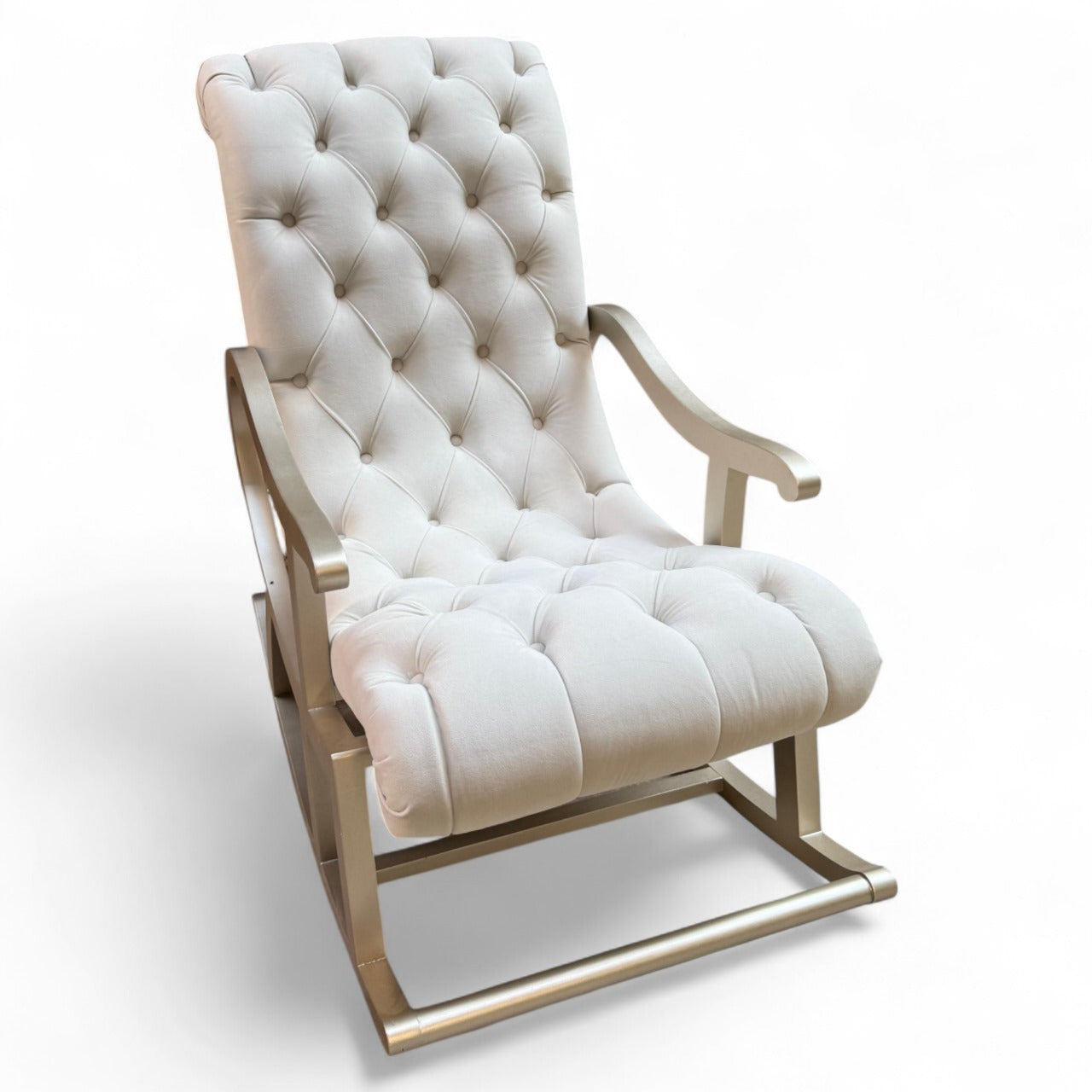 Champagne rocking chair