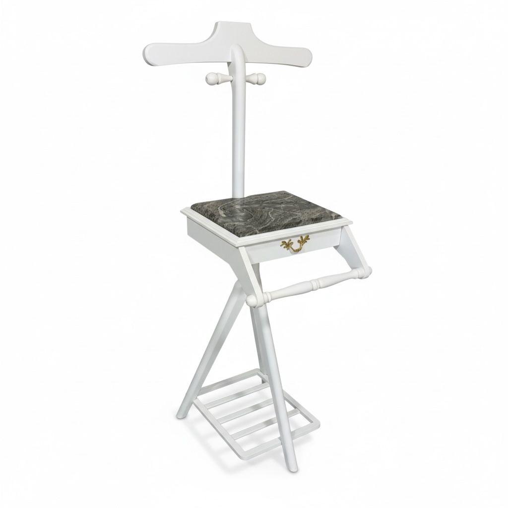 شماعة مكتب كلاسيك باللون الأبيض