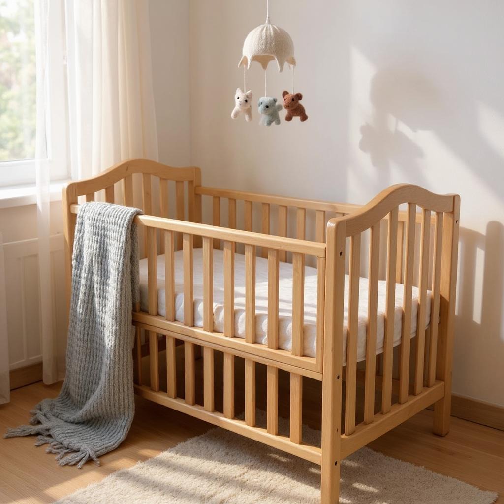 Rocking baby bed size 124