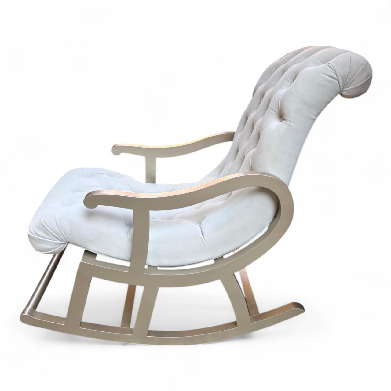 Champagne rocking chair