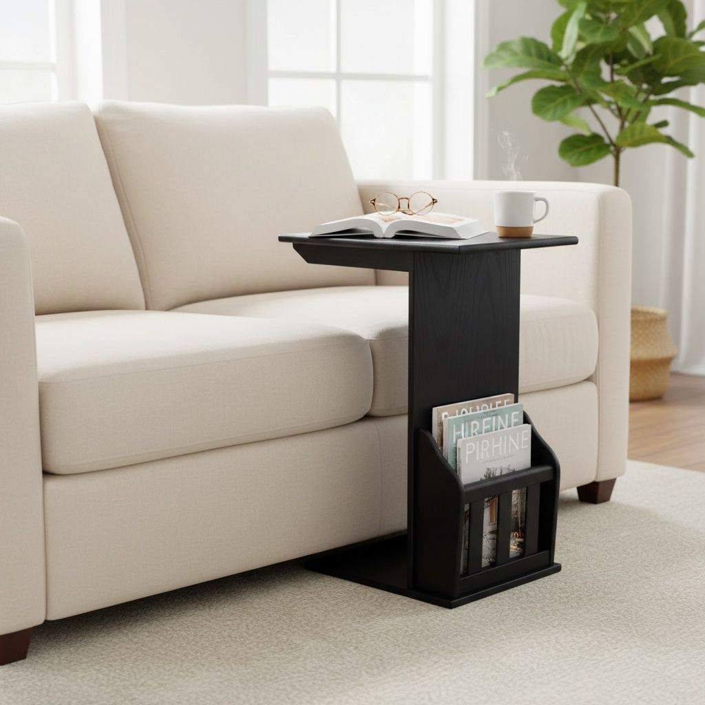 ترابيزة جانبية بتصميم عملي تناسب الليفنج روم