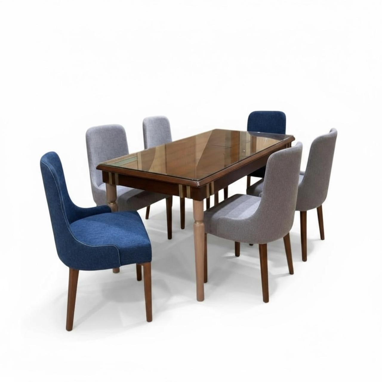 سفرة مودرن 6 كراسي بتصميم أنيق وعصري