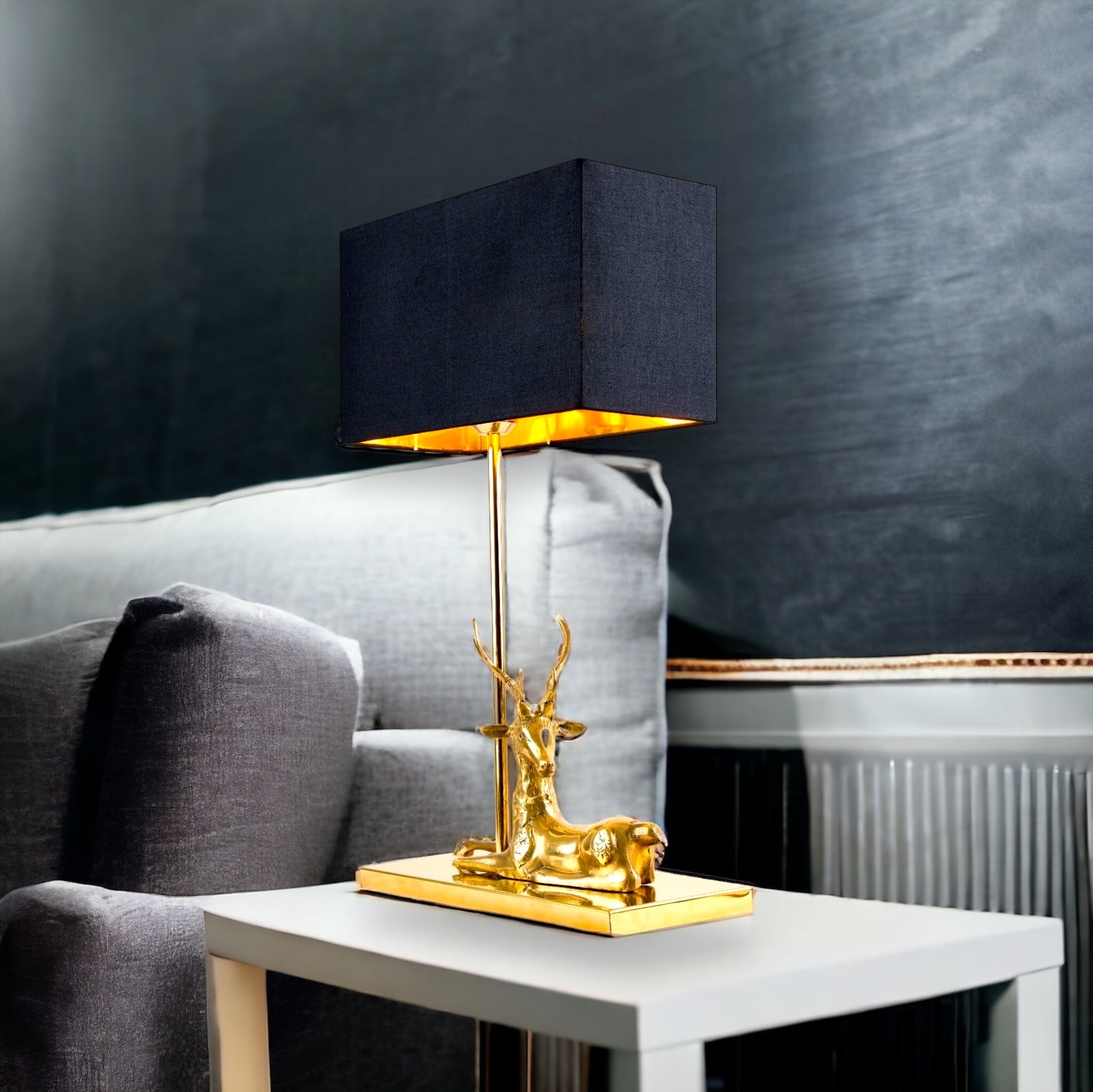 Golden Gazzelle table lamp - Nabolia